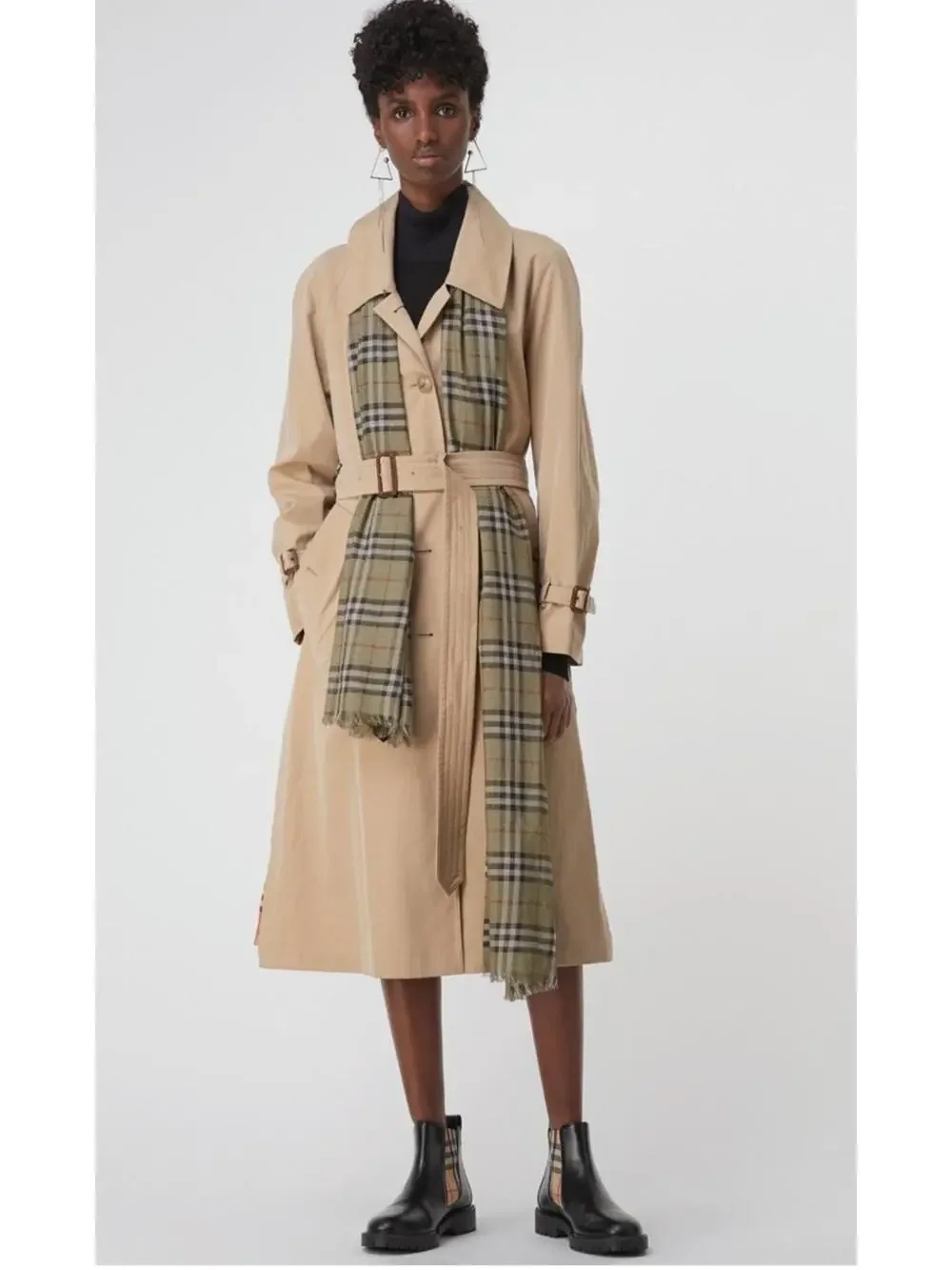 Auth. New Burberry Uni Women's Olive #256958B26B